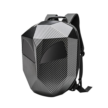 Three-quarter view of the Sentinel hardshell backpack against a white background.